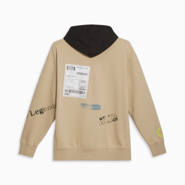 Sudadera con capucha para hombre We Are Legends WRK.WR, Light Sand, extralarge