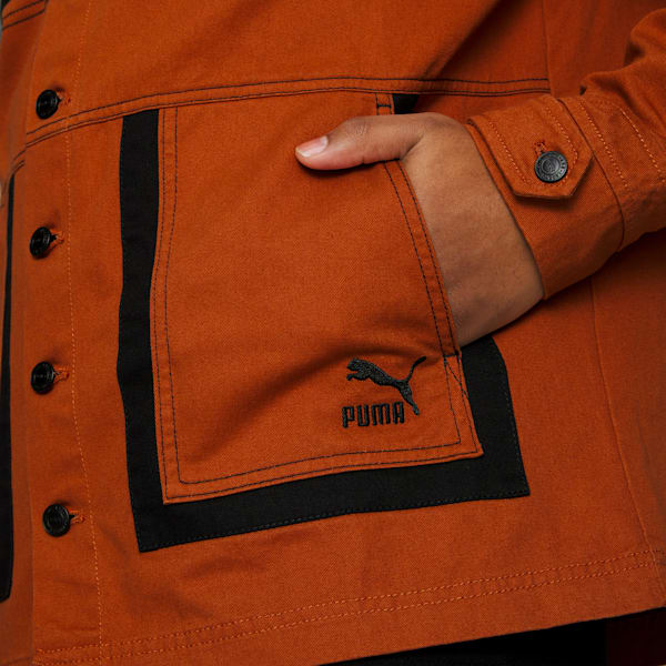 We Are Legends Men's Workwear Jacket, Warm Chestnut, extralarge