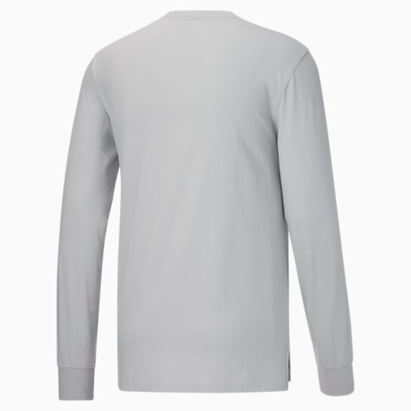 NYC Golden Gloves Men's Long Sleeve Tee, Harbor Mist, extralarge