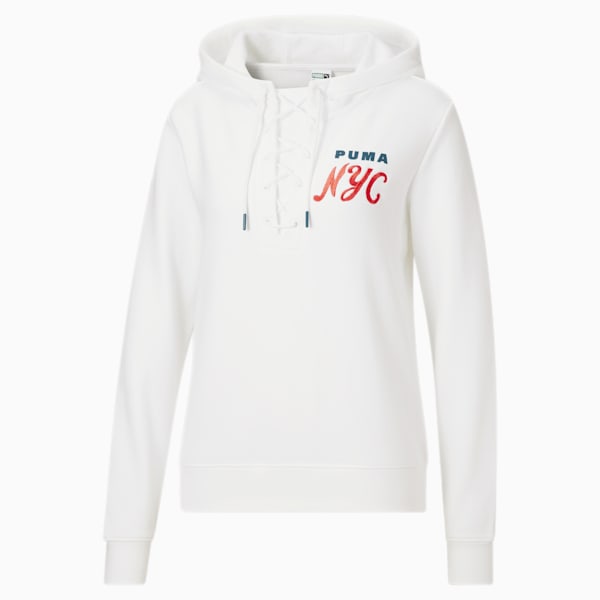 NYC Golden Gloves Women's Hoodie, Puma White, extralarge