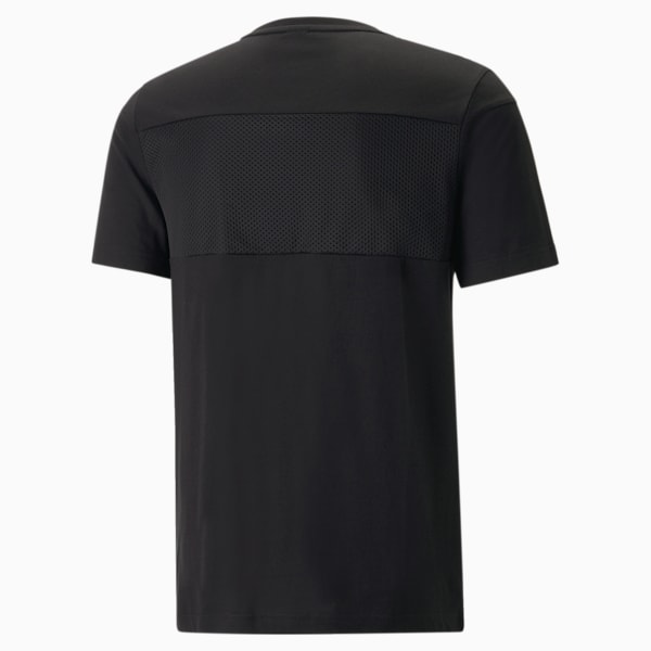 Scuderia Ferrari Metal Energy Men's Race Tee, Puma Black, extralarge