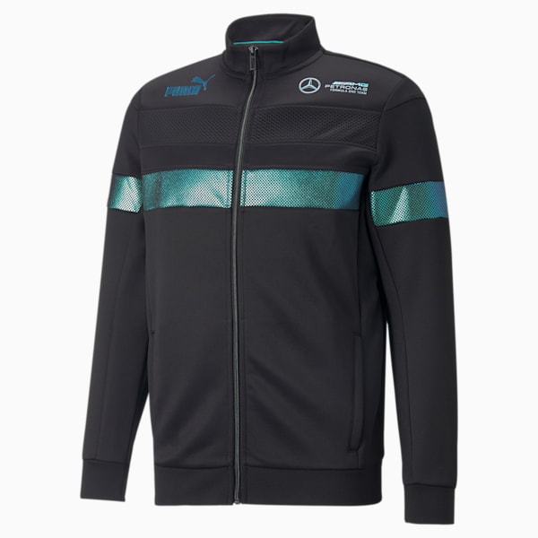 Mercedes-AMG Petronas Motorsport Metal Energy Men's Race Jacket, Puma Black, extralarge-IND