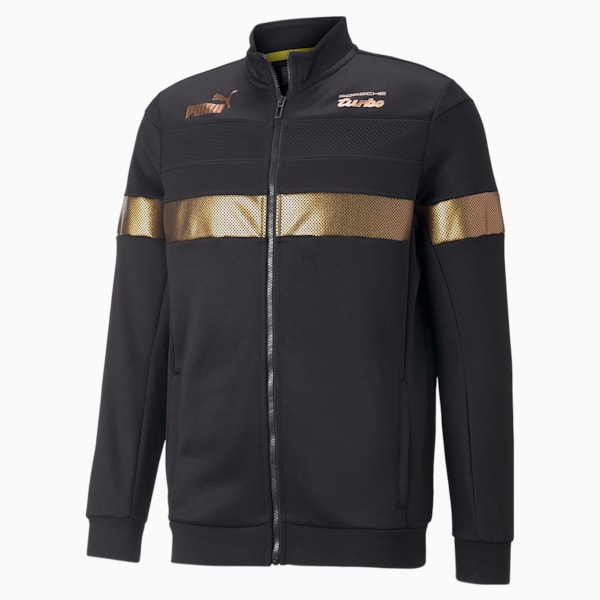 Porsche Legacy Metal Energy Men's Race Jacket, Puma Black, extralarge