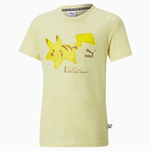 PUMA x POKÉMON T-Shirt Youth, Pale Lemon