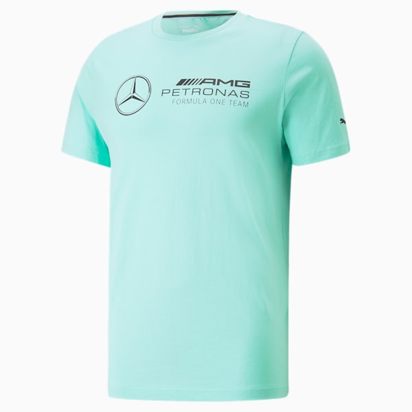 Mercedes-AMG Petronas F1 Essentials Men's Logo Tee, Mint, extralarge