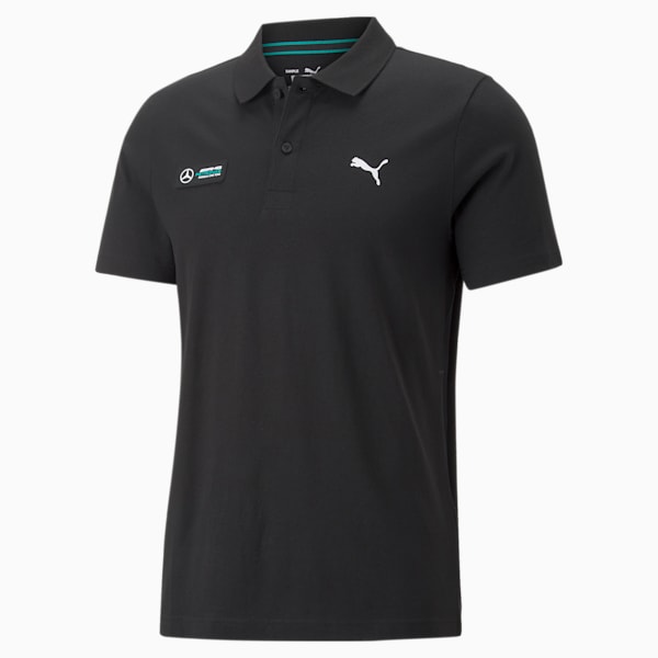 Mercedes-AMG Petronas Motorsport Essentials Men's Polo Shirt, Puma Black, extralarge