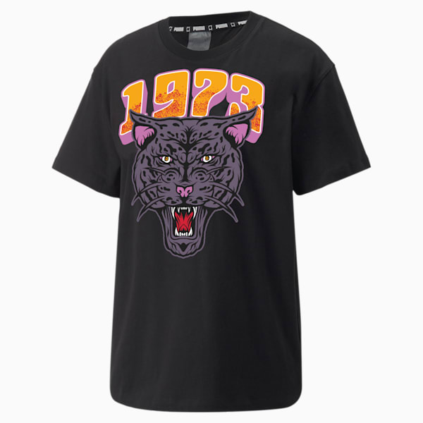 ウィメンズ バスケットボール MOD グラフィック Tシャツ 2, Puma Black