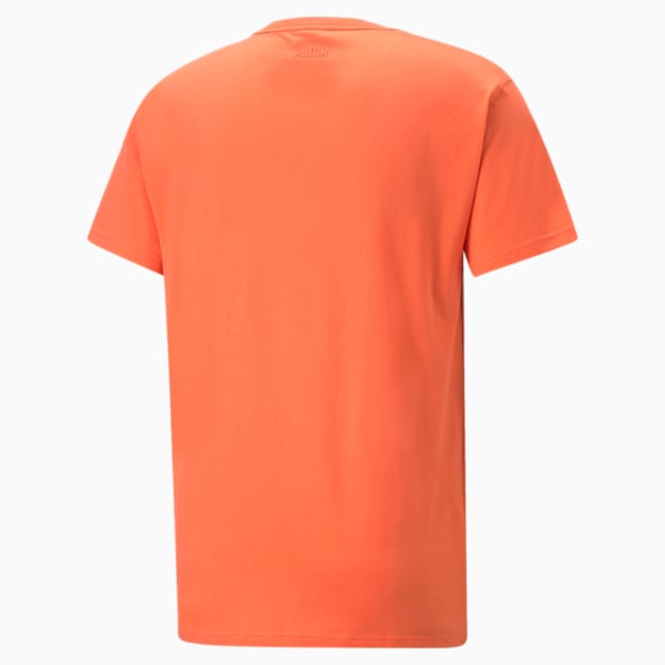 Rebound Short Sleeve Basketball T-Shirt 1 Men, Hot Coral, extralarge-IND