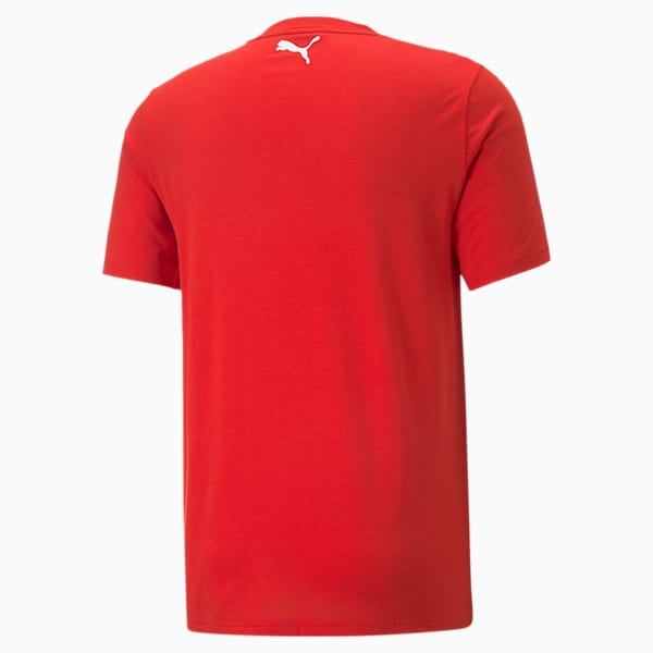 Box Out Short Sleeve Basketball Men's T-Shirt, High Risk Red