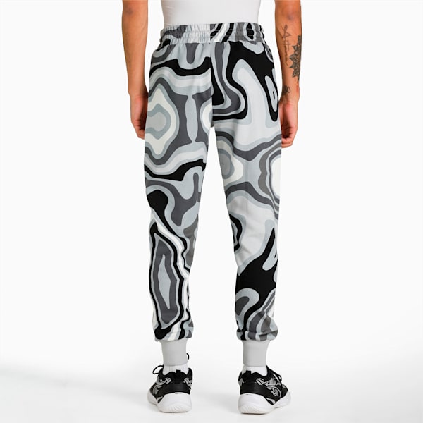 Booster Ralph Print Basketball Men's Regular Fit Pants, Harbor Mist, extralarge-IND