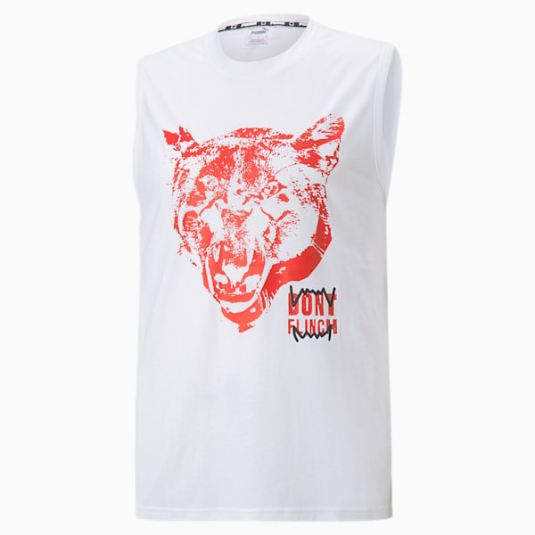 Fast Break Basketball Tank Top Men, Puma White, extralarge-IND