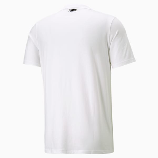 Timeout Short Sleeve Basketball Men's T-Shirt, Puma White, extralarge-IND