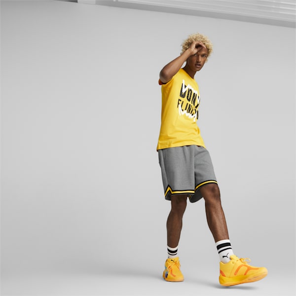 Timeout Basketball Men's T-Shirt, Spectra Yellow, extralarge-IDN