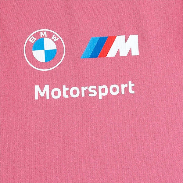 BMW M Motorsport Essentials Logo T-Shirt Youth, Dusty Orchid, extralarge-IND