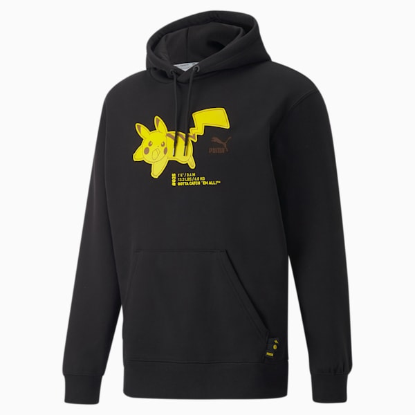 PUMA x POKÉMON Men's Regular Fit Hoodie, Puma Black, extralarge-IND