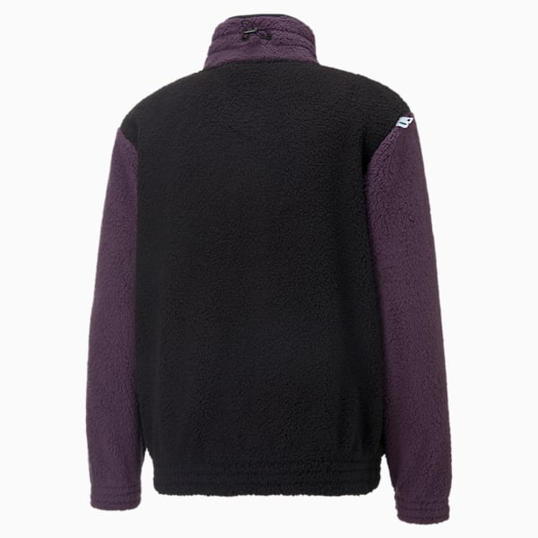 Chaqueta Sherpa PUMA x POKÉMON para hombre, Puma Black