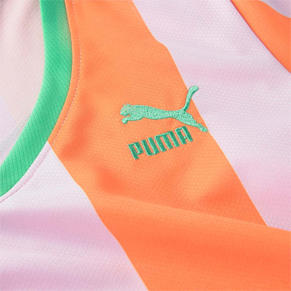 T-shirt ajusté PUMA x DUA LIPA pour femmes, Carrot-pink lady, extralarge