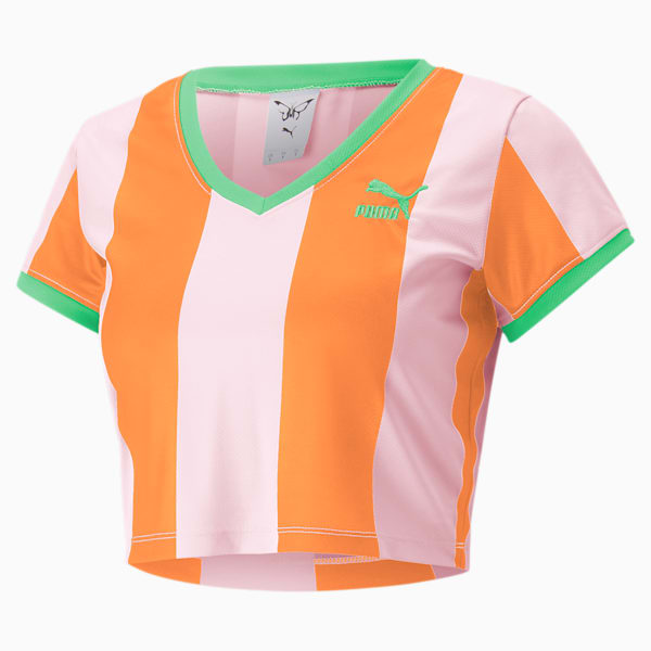 Camiseta ajustada PUMA x DUA LIPA para mujer, Carrot-pink lady