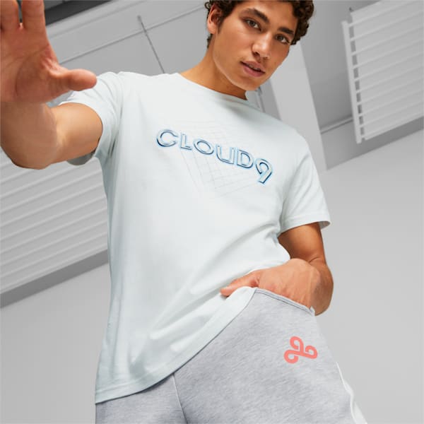 Cloud9 Esports E7 Men's Pants, Light Gray Heather