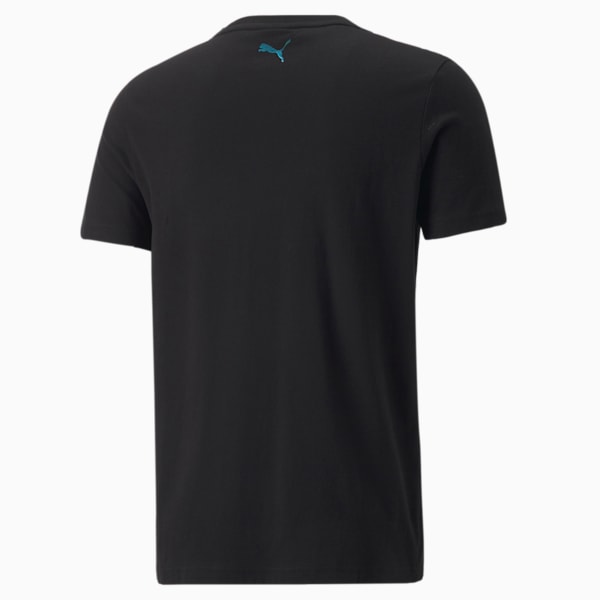 Mercedes-AMG Petronas Motorsport Metal Energy Logo Men's T-Shirt, Puma Black