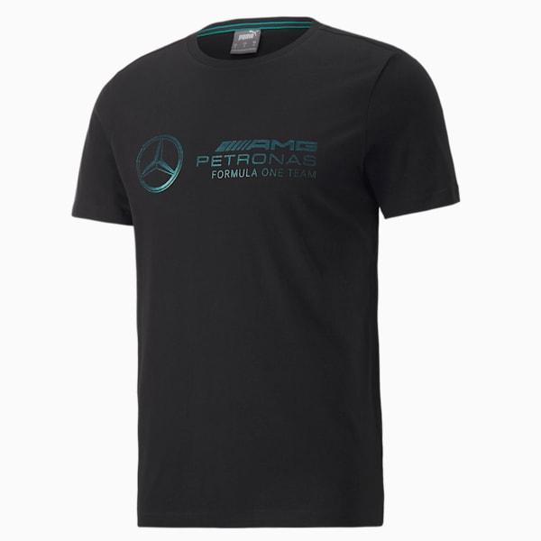 Mercedes-AMG Petronas Motorsport Metal Energy Logo Men's T-Shirt, Puma Black