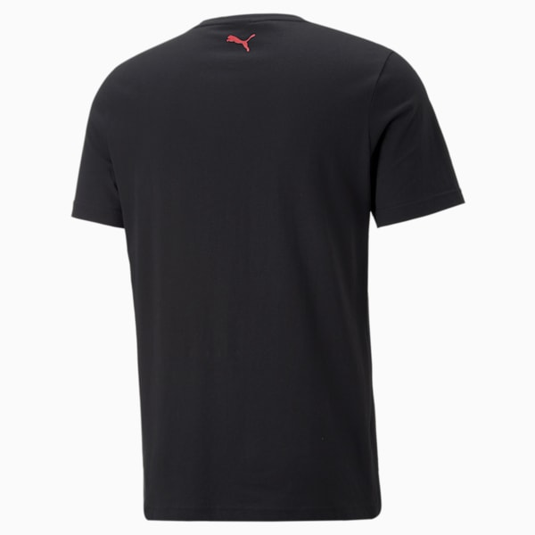 Scuderia Ferrari Metal Energy Men's Logo Tee, Puma Black, extralarge