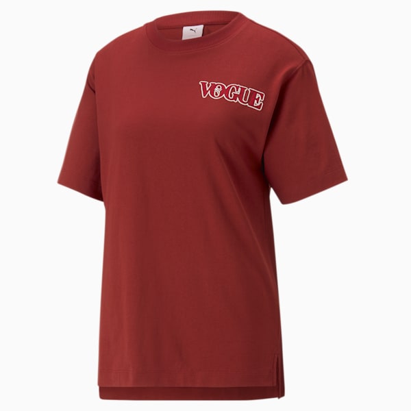 ウィメンズ PUMA x VOGUE リラックス Tシャツ, Intense Red, extralarge-AUS