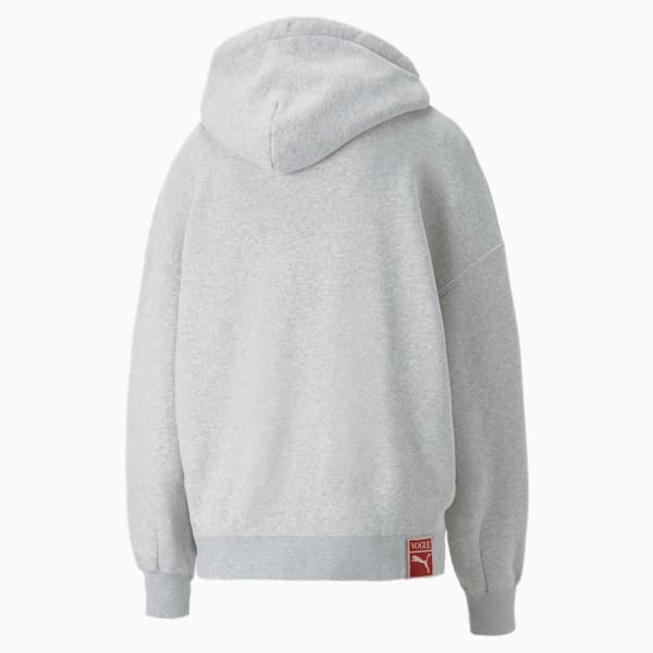 ウィメンズ PUMA x VOGUE オーバーサイズ フーディー, Light Gray Heather