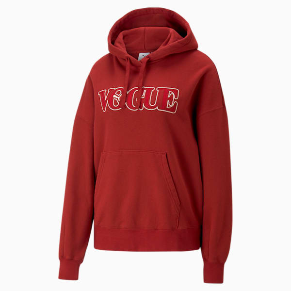 PUMA x VOGUE Women's Oversized Hoodie, Intense Red, extralarge-IND