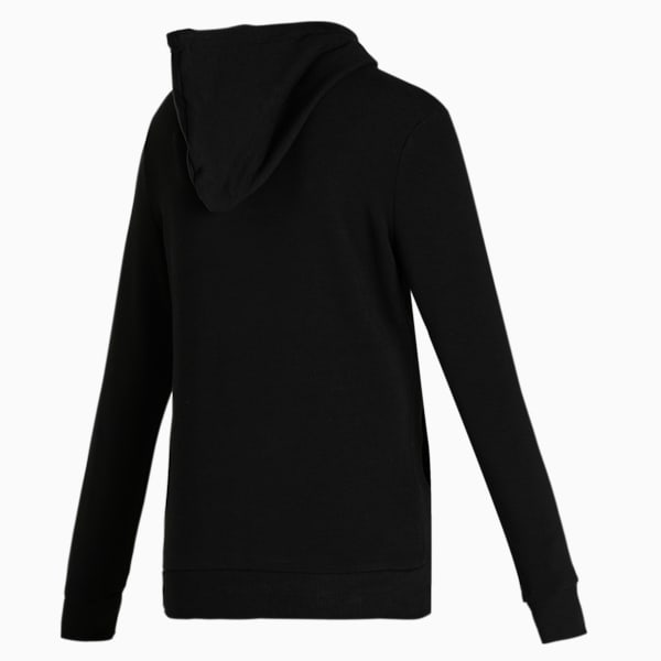Classics Logo Women's Regular Fit Hoodie, Puma Black-Gloaming, extralarge-IND
