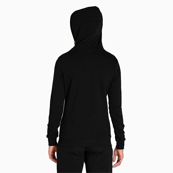 Classics Logo Women's Regular Fit Hoodie, Puma Black-Gloaming, extralarge-IND
