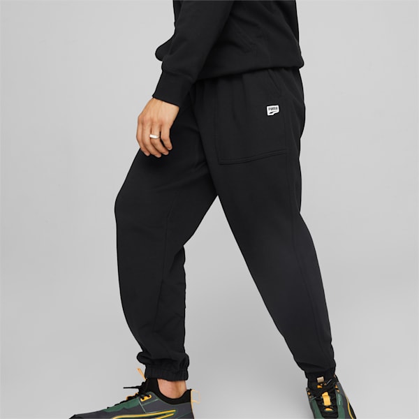 Downtown Men's Relaxed Fit Sweat Pants, Puma Black, extralarge-IND