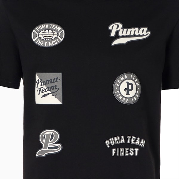 メンズ PUMA TEAM ステートメント 半袖 Tシャツ, Puma Black, extralarge-JPN