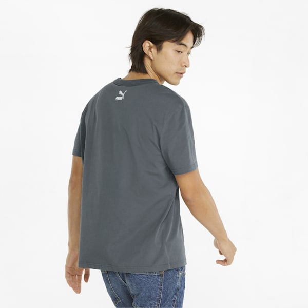 メンズ CLASSICS サマーリゾート グラフィック 半袖 Tシャツ II, Dark Slate, extralarge-IDN