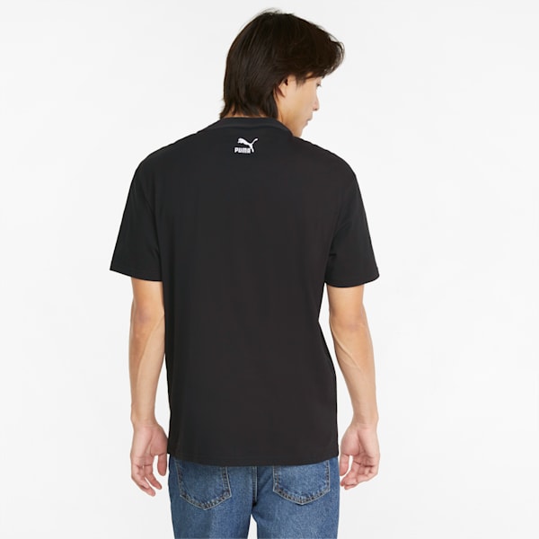 メンズ PUMA TENNIS CLUB グラフィック 半袖 Tシャツ, Puma Black