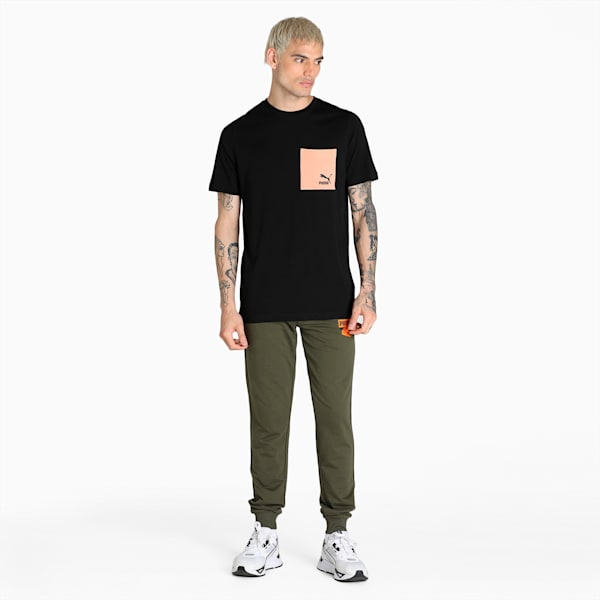 Nature Camp Pocket Men's T-Shirt, Puma Black, extralarge-IND