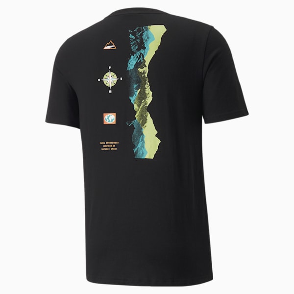 メンズ ネイチャーキャンプ グラフィック 半袖 Tシャツ II, Puma Black, extralarge-IND