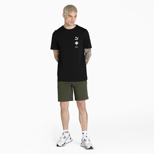 メンズ ネイチャーキャンプ グラフィック 半袖 Tシャツ II, Puma Black, extralarge-IND