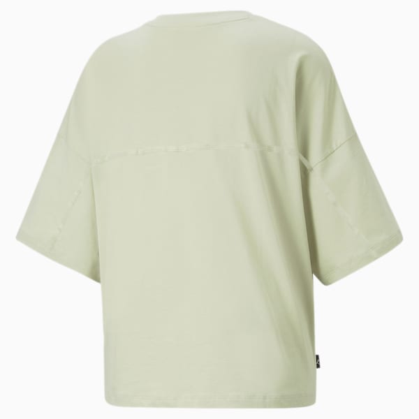 ウィメンズ インフューズ ボクシー 半袖 Tシャツ, Spring Moss, extralarge-IND