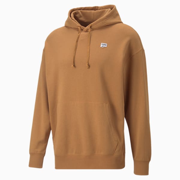 Downtown Men's Relaxed Fit Hoodie, Desert Tan, extralarge-IND