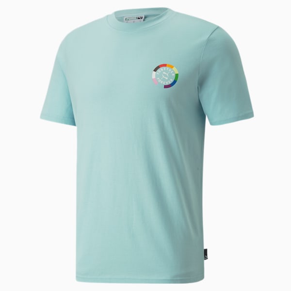 Pride Graphic Tee, Light Aqua, extralarge