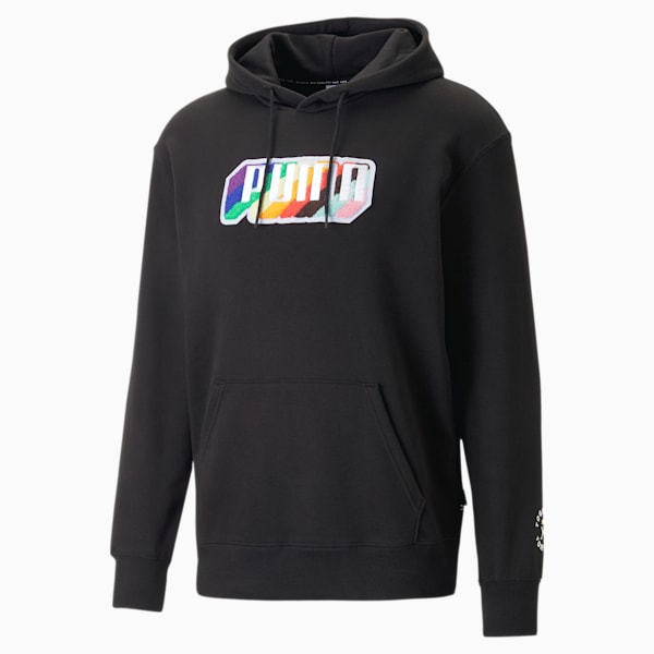 Pride Hoodie, Puma Black, extralarge