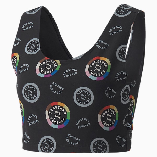 Pride AOP Bralette, Puma Black, extralarge