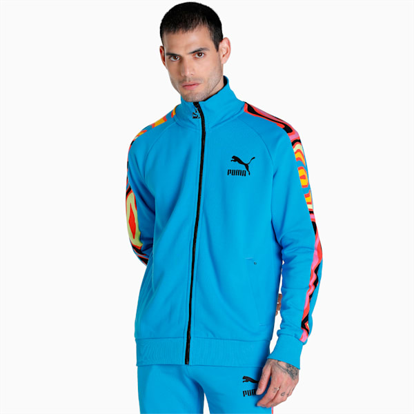 Lava Flow T7 Track Men's Jacket, Bleu Azur, extralarge-IND