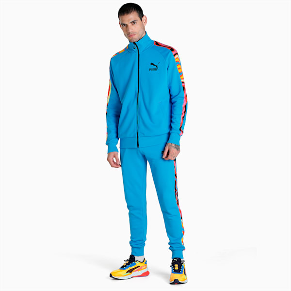 Lava Flow T7 Track Men's Jacket, Bleu Azur, extralarge-IND