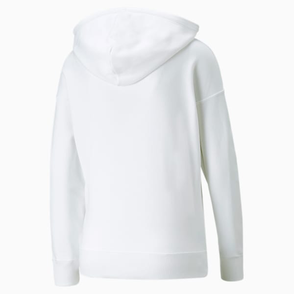 Brand Love Metallic Women's Hoodie, Puma White, extralarge