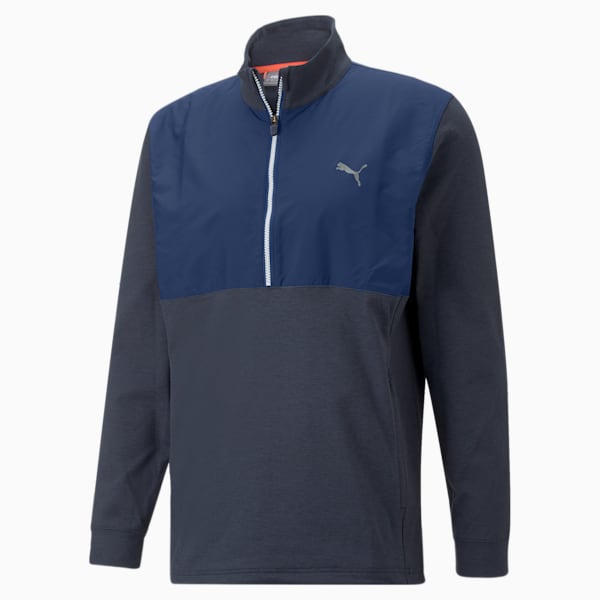 CLOUDSPUN WRMLBL Quarter-Zip Golf Jacket Men, Blazing Blue