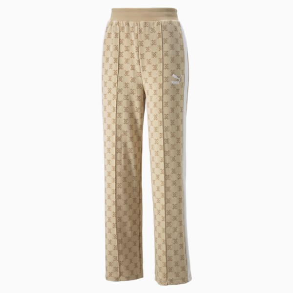 T7 Printed Pants Women, Light Sand