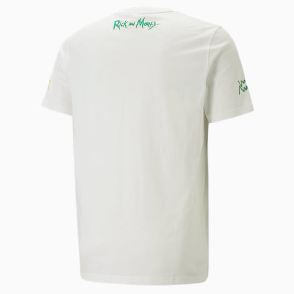 PUMA x RICK AND MORTY Pickle Rick Men's Basketball Tee, PUMA White, extralarge