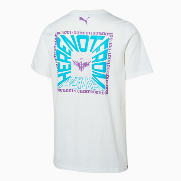 Melo Beam Up Graphic Tee, Puma White, extralarge